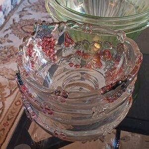GLASS FRUIT BOWLS